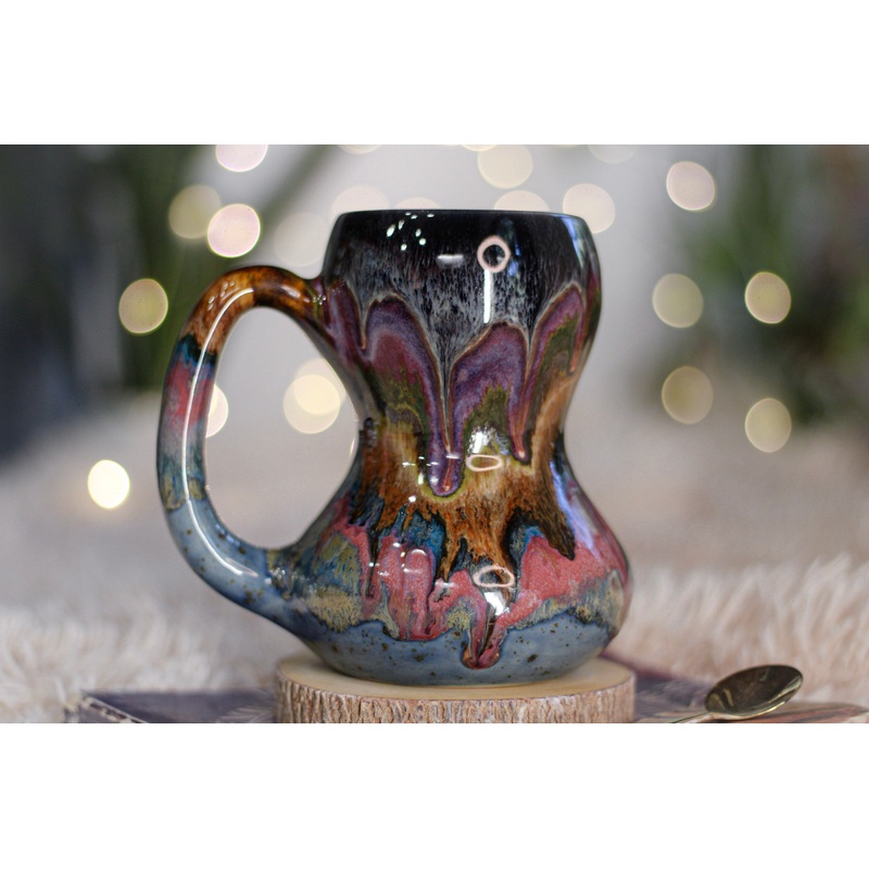 11-B Purple Haze Gourd Mug, 19 oz.