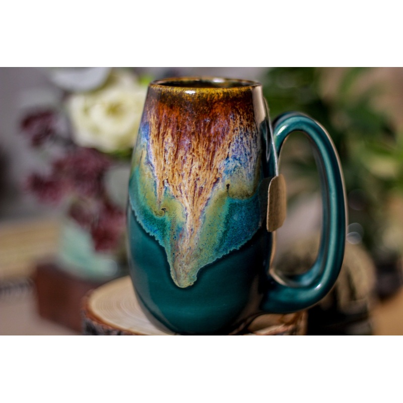 12-C Molten Electric Falls Notched Mug, 12 oz.