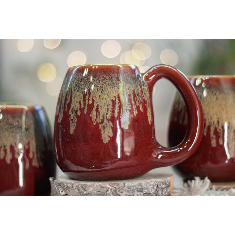 15-E Rustic Red Mug, 14 oz. (This listing is for one mug)