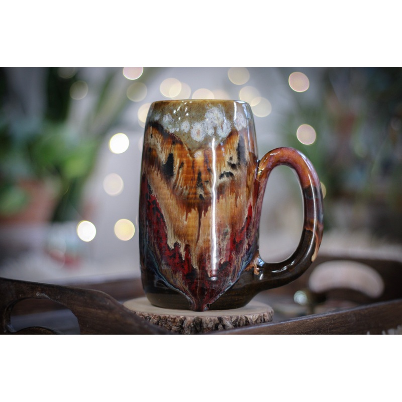 16-B Desert Oasis Textured Mug, 20 oz.