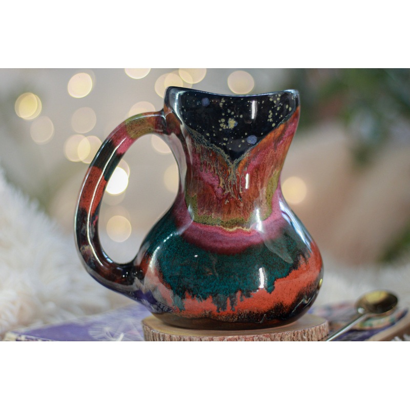 18-B Starry Night Gourd Mug, 22 oz