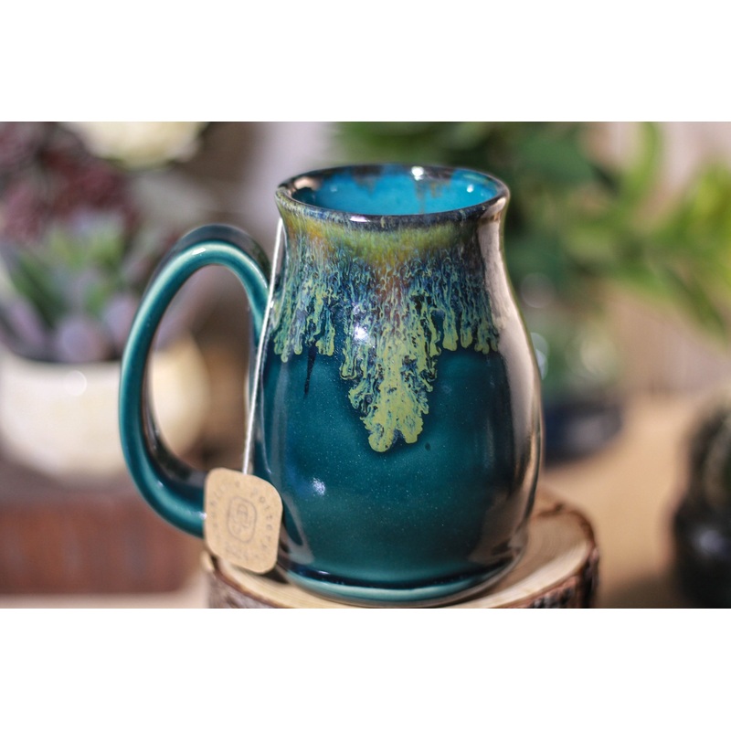 19-F Spanish Moss Notched Stein Mug,12 oz