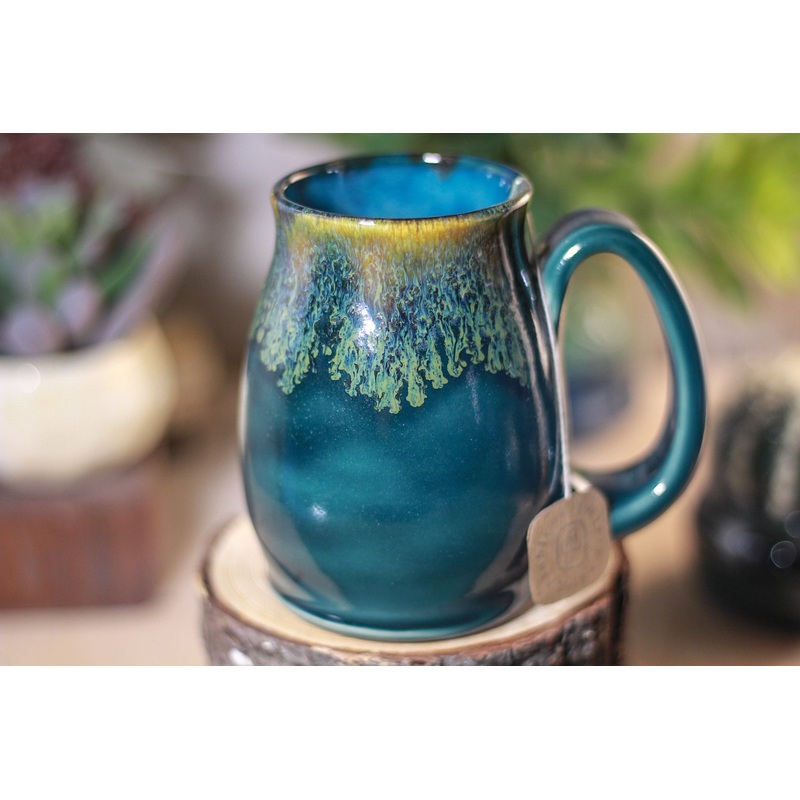 20-F Spanish Moss Notched Stein Mug,14 oz