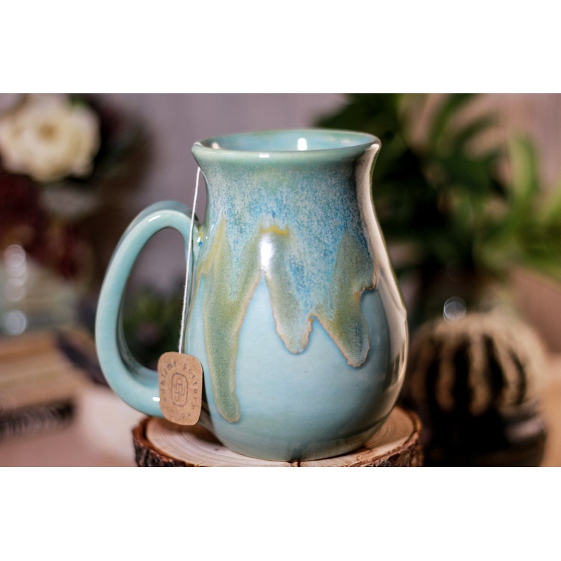 25-E Atlantean Jade Barely Flared Notched Mug, 15 oz