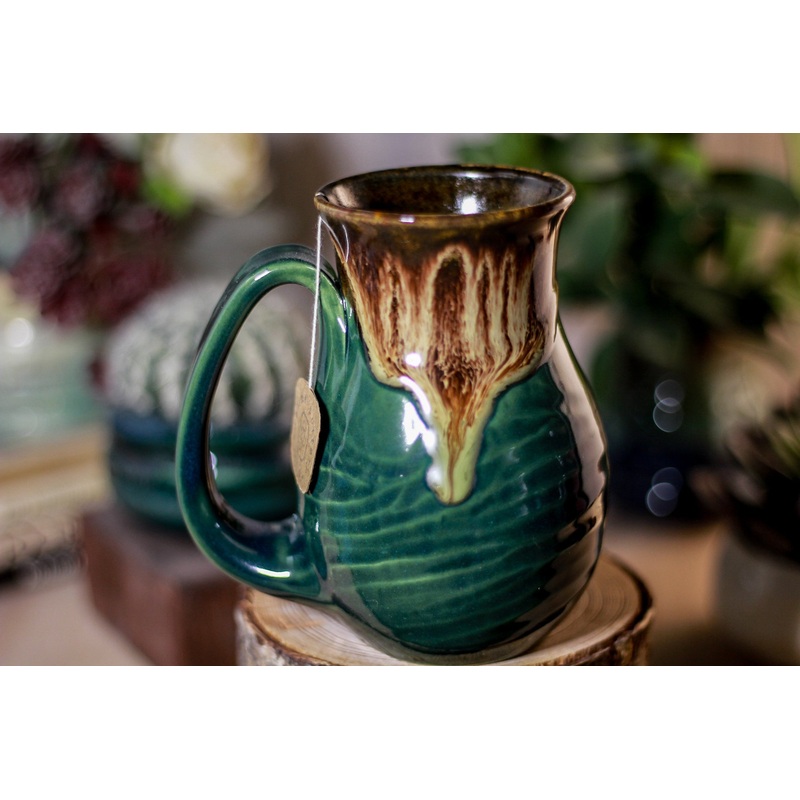 26-C Molten Electric Falls Barely Flared Notched Mug, 13 oz.
