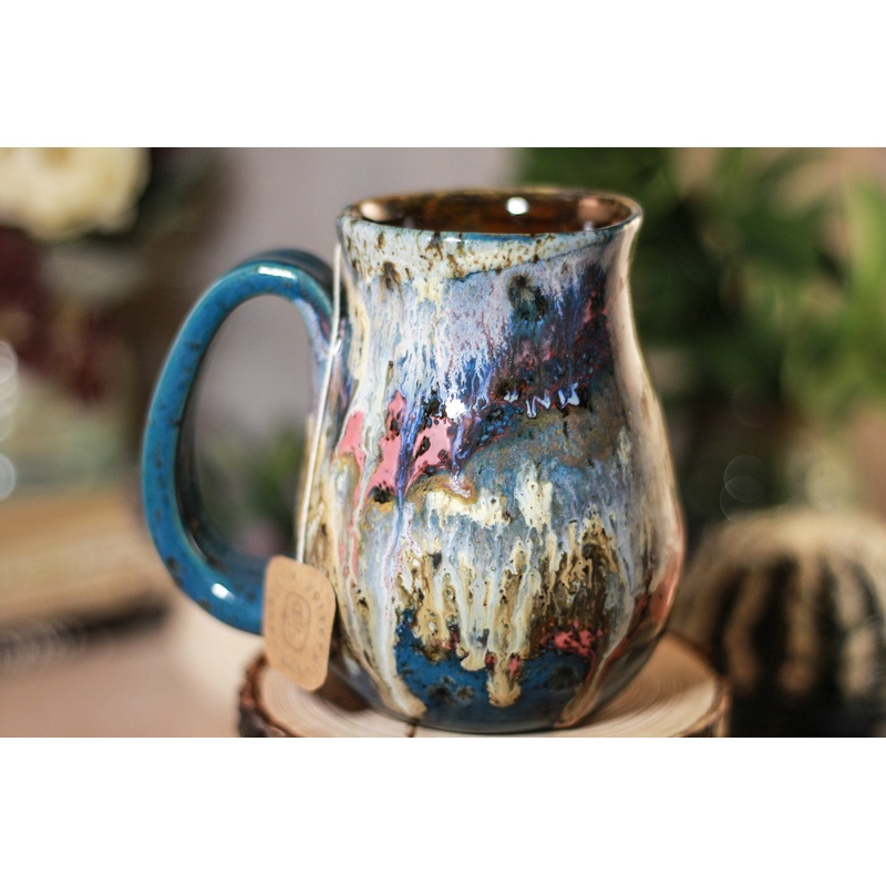 27-B PROTOTYPE Barely Flared Notched Mug, 14 oz