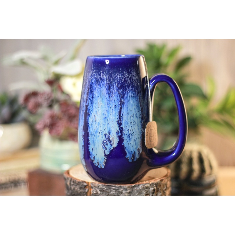 29-E Cobalt Tide Notched Mug, 15 oz.