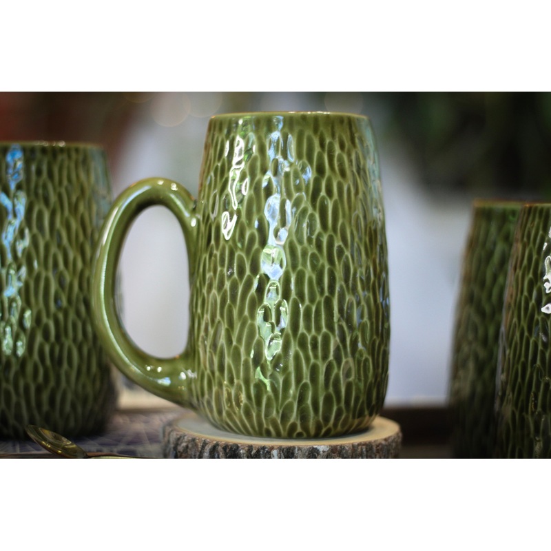 31-E Evergreen Textured Mug, 23 oz. (This listing is for one mug)