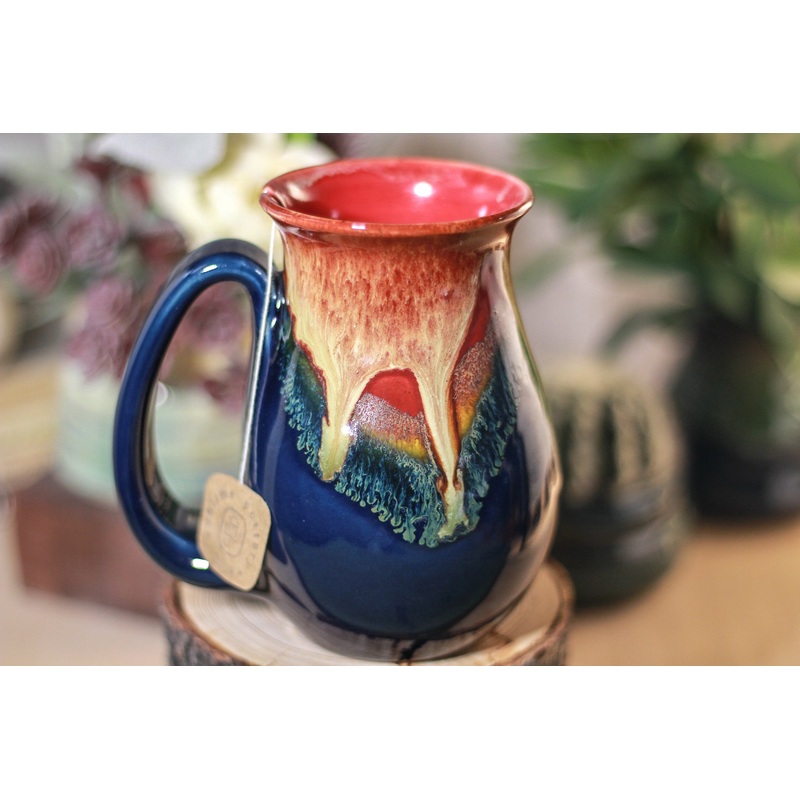 32-C Lava Falls Flared Notched Mug, 14 oz