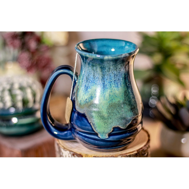 37-E Boreal Bliss Barely Flared Notched Mug, 14 oz.