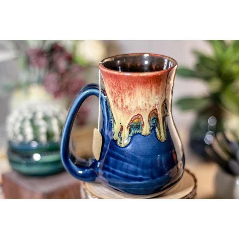 38-C Lava Falls Barely Flared Notched Mug, 14 oz