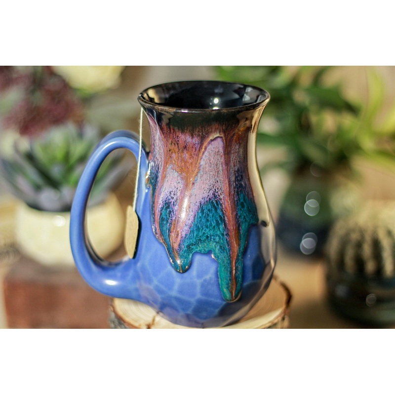 42-B Purple Haze Flared Notched Crystal Mug, 15 oz.