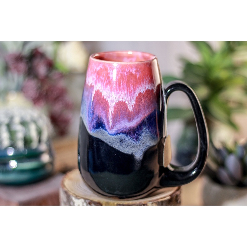 42-C Flaming Phoenix Notched Mug, 16 oz.