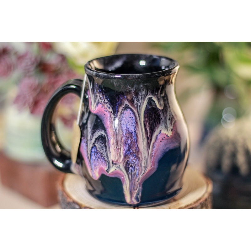 46-E Amethyst Grotto Barely Flared Notched Mug, 10 oz