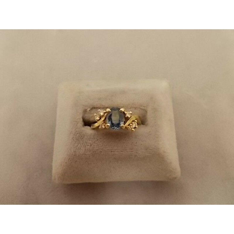 Beautiful 1.35ct Oval Blue Genuine Natural Sapphire Ring (#J403)