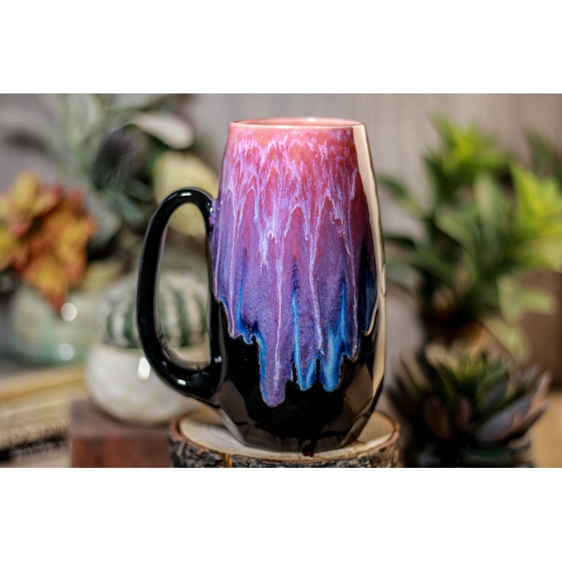 05-C Flaming Phoenix Crystal Mug, 21 oz.