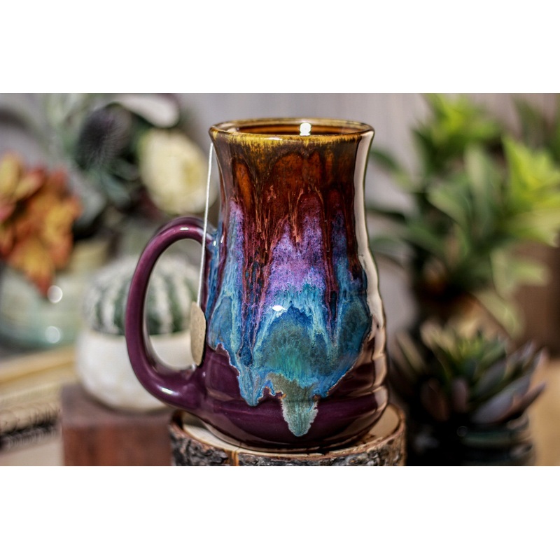 08-B Magenta Haze Barely Flared Notched Mug, 20 oz.