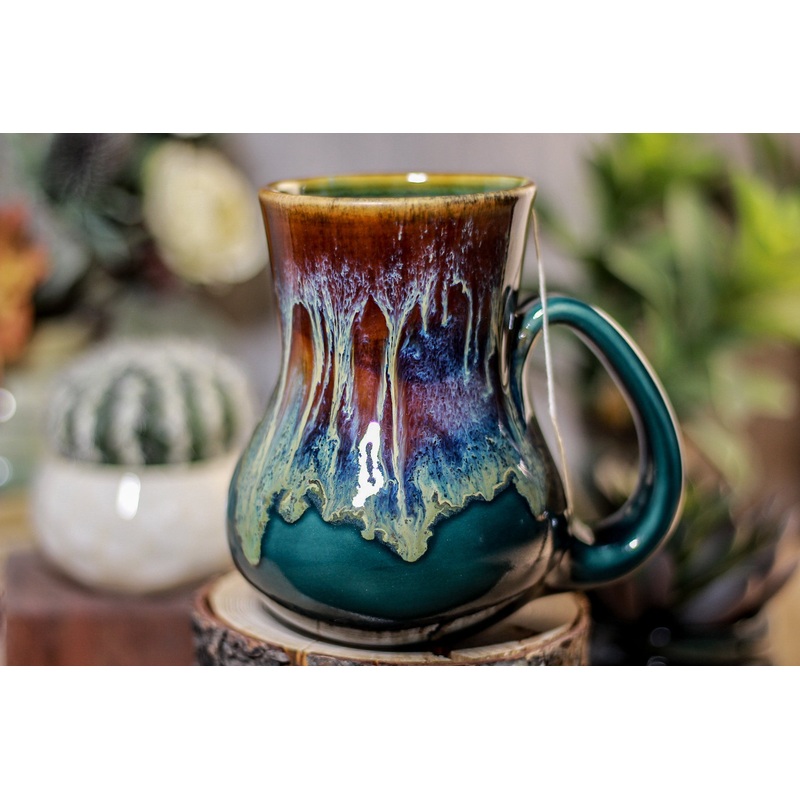 12-D New Wave Barely Flared Notched Mug, 15 oz.