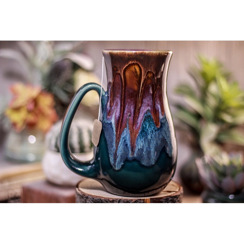 14-C Purple Haze Barely Flared Notched Mug, 18 oz.