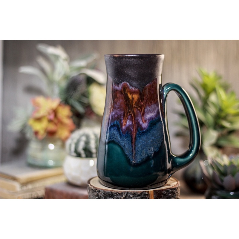 17-B Copper Haze Barely Flared Mug, 23 oz.