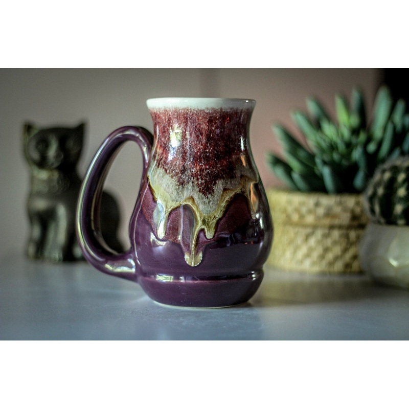 23-C Sonora Snow Variation Barely Flared Acorn Mug, 17 oz.