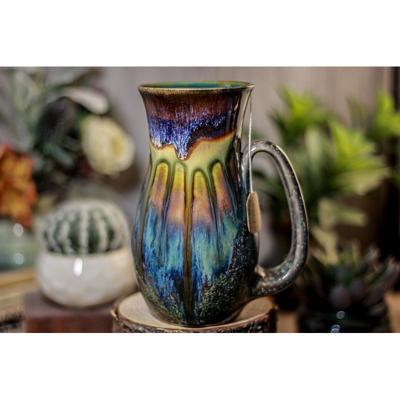 24-A New Earth Barely Flared Notched Mug, 18 oz.