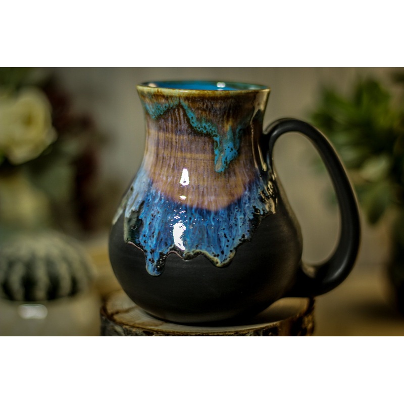 25-E Arctic Wave Barely Flared Mug, 16 oz.