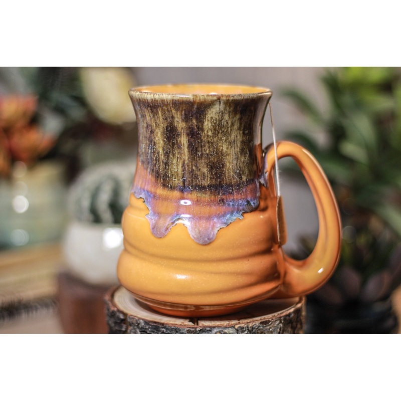 25-E Arctic Wave Barely Flared Notched Mug, 13 oz.