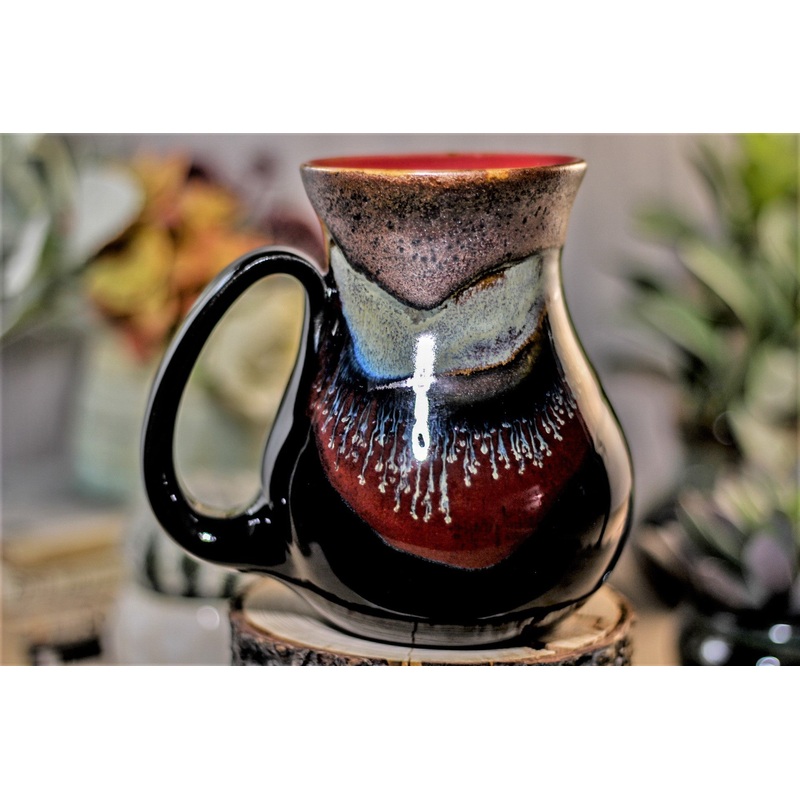 27-B Copper Agate Barely Flared Mug, 21 oz.