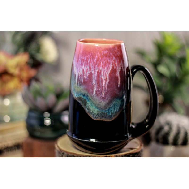 30-C Flaming Phoenix Notched Acorn Mug, 16 oz.