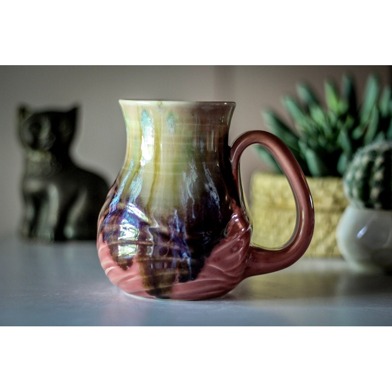30-D PROTOTYPE Barely Flared Textured Mug, 17 oz.