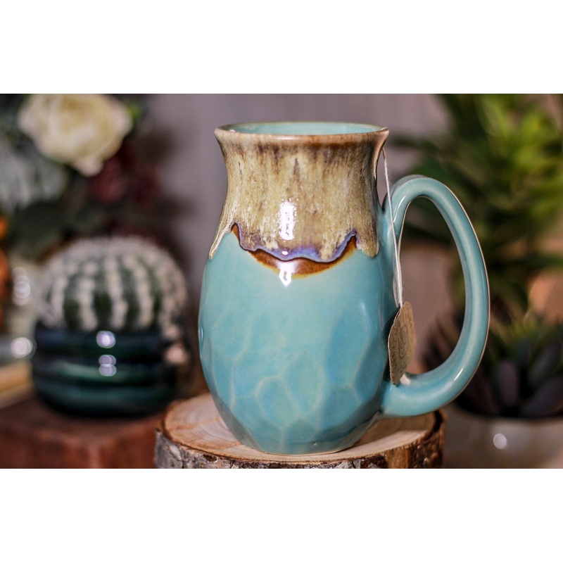 32-D Barely Flared Notched Crystal Mug, 12 oz.