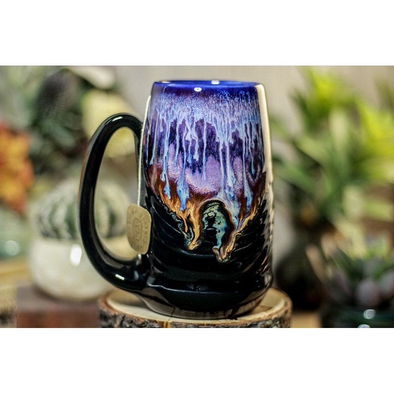 34-B Baja Twilight Notched Textured Acorn Mug, 15 oz.