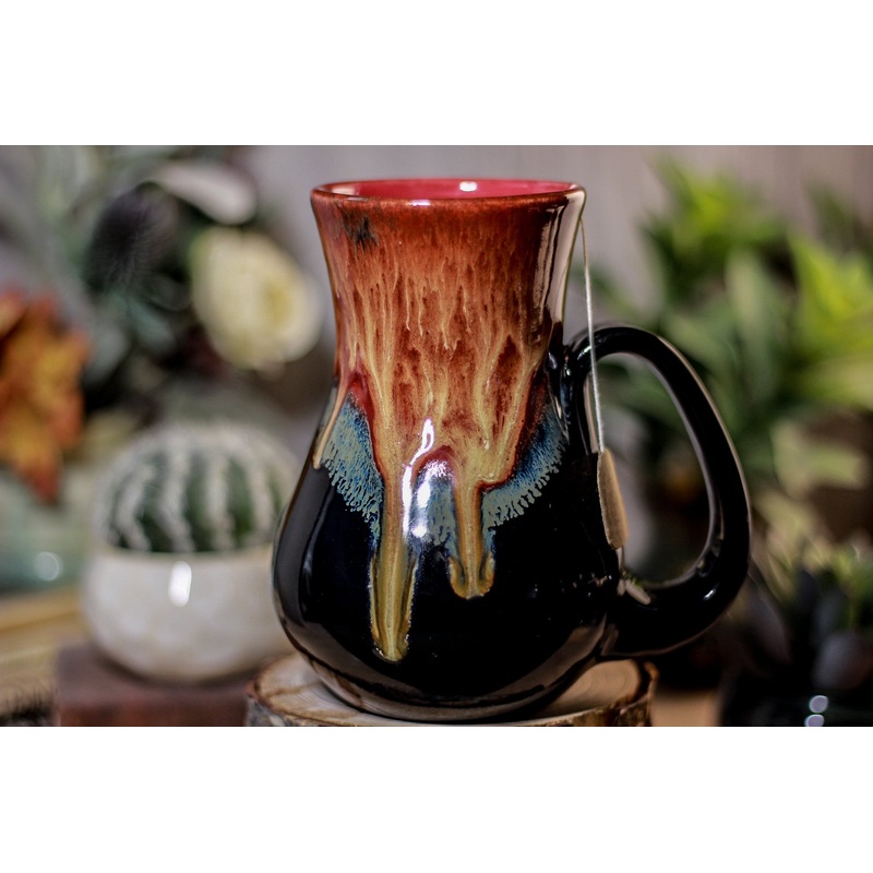 40-C Lava Falls Barely Flared Notched Mug, 19 oz