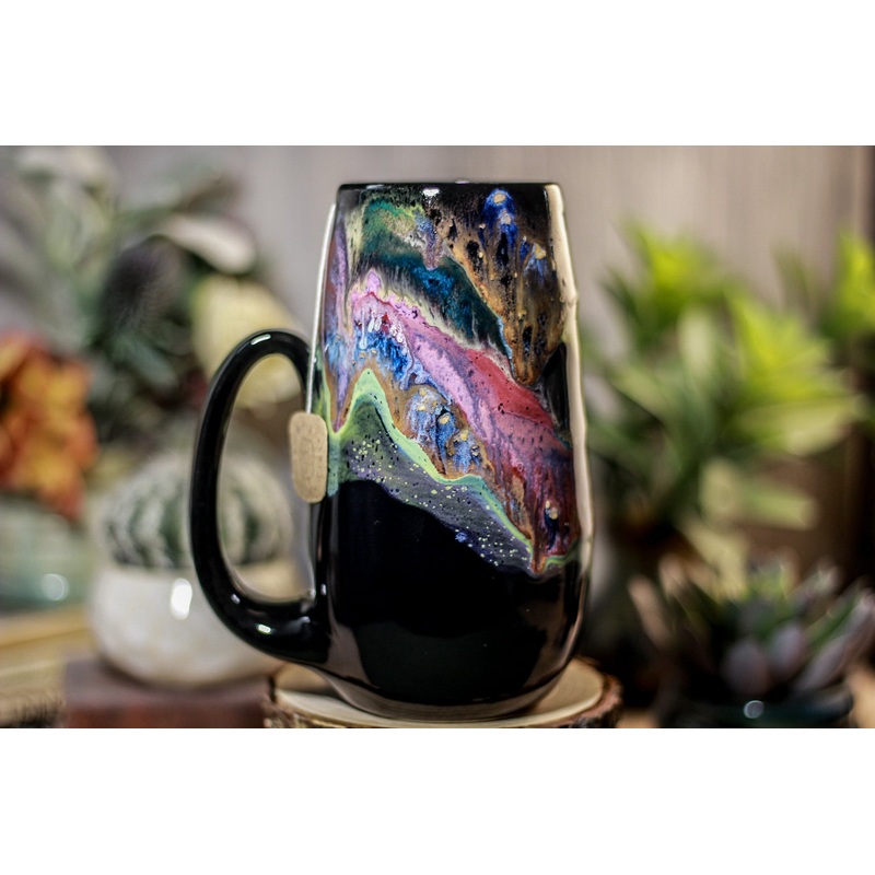 45-A Cosmic Grotto Notched Mug, 22 oz.
