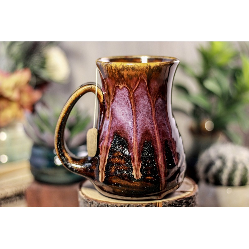 45-D PROTOTYPE Flared Notched Textured Mug, 17 oz.