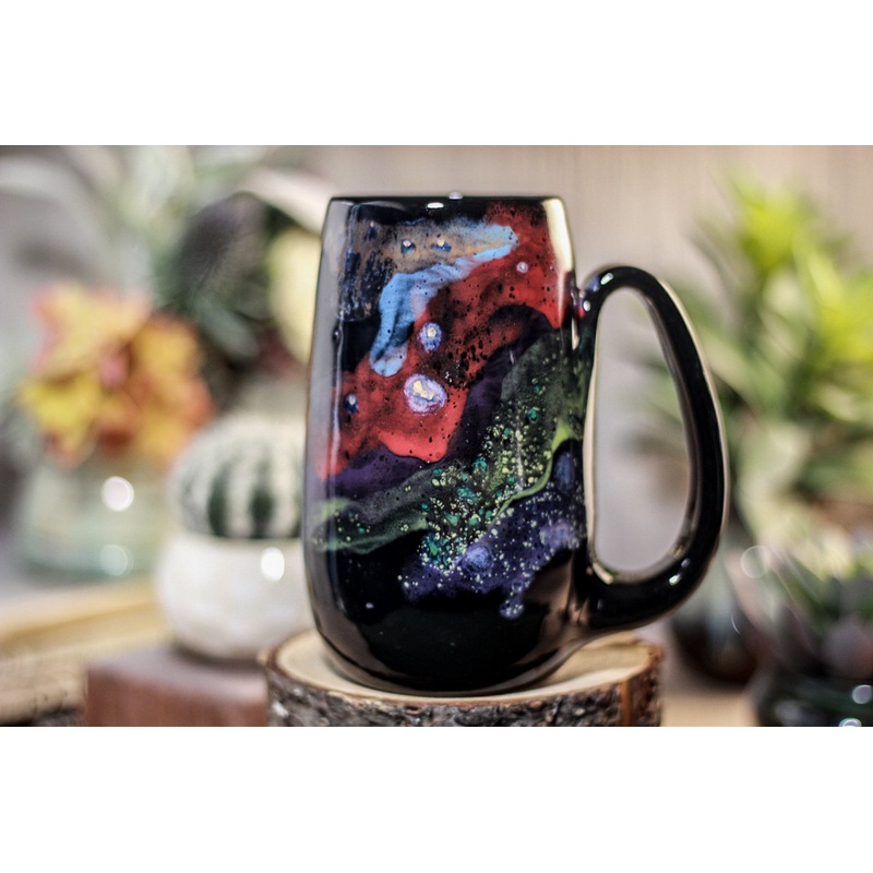 46-A Cosmic Rainbow Mug, 18 oz.