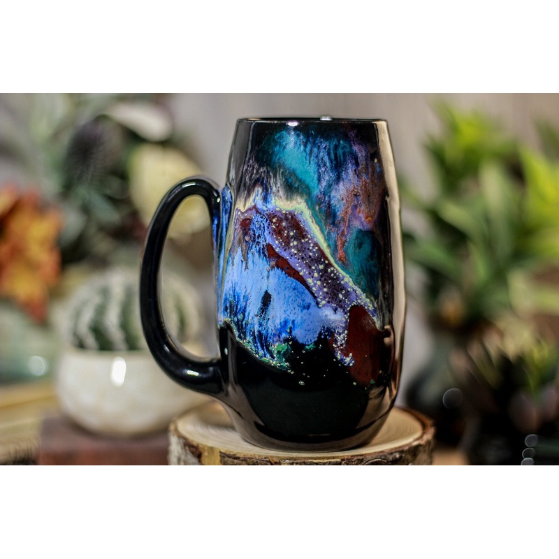 47-A Cosmic Grotto Mug, 17 oz
