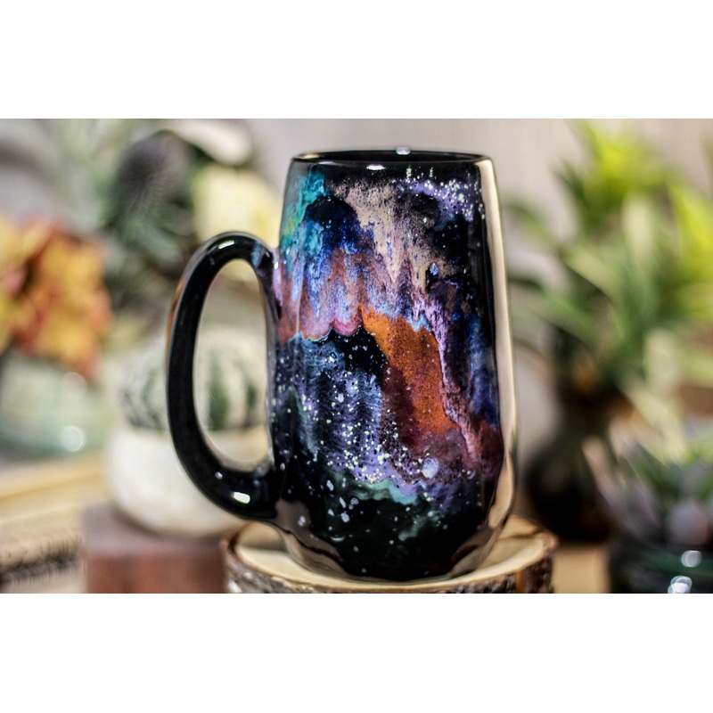 48-A Rainbow Stellar Crystal  Mug, 20 oz
