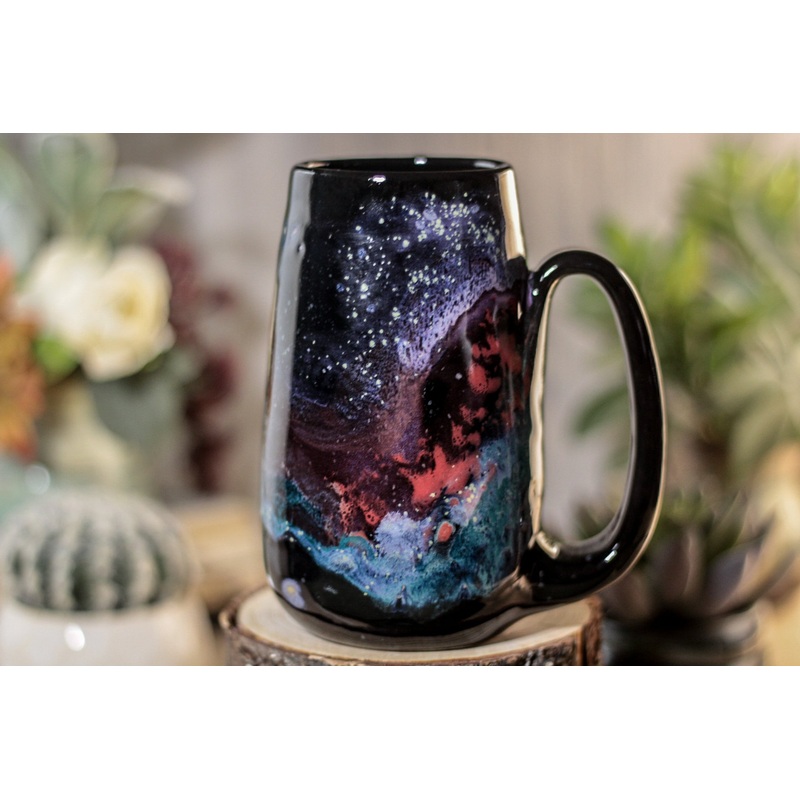 48-A Rainbow Stellar Mug, 18 oz