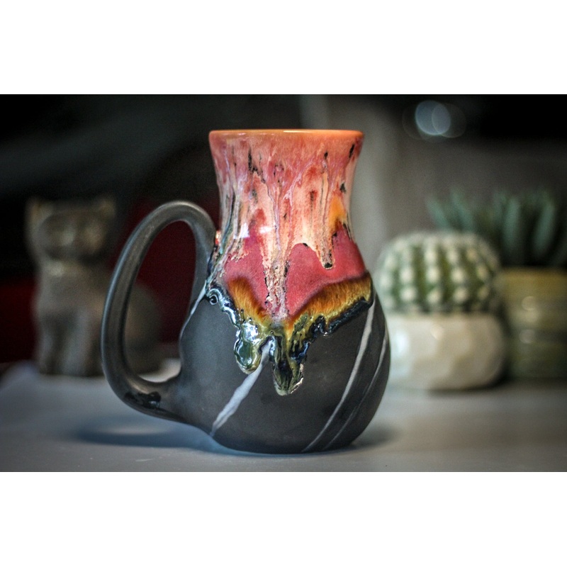04-A Coral Mountain Shale Flared Mug, 22 oz.