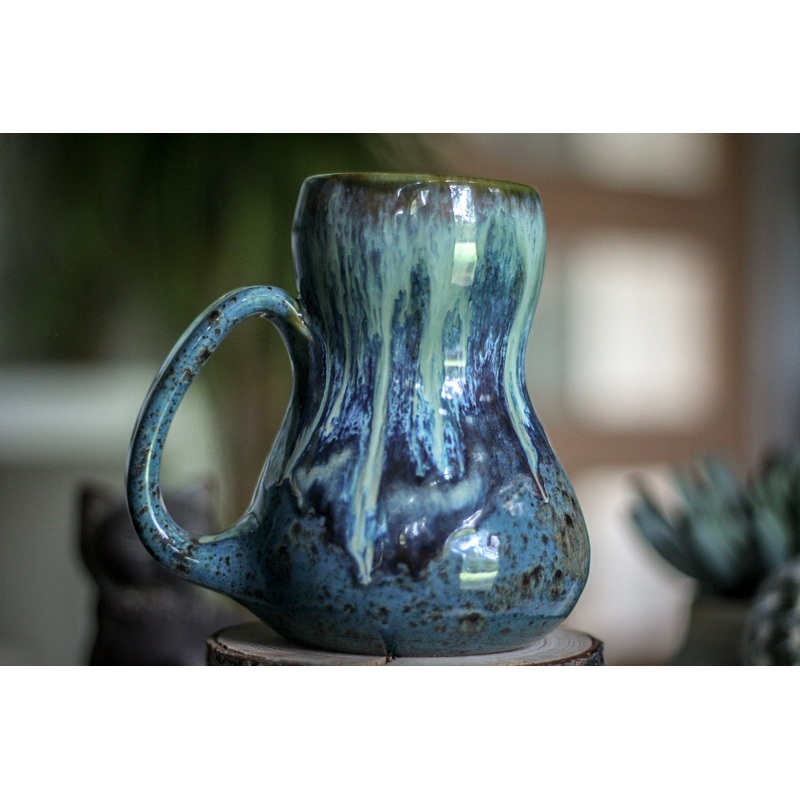 10-E EXPERIMENT Gourd Mug, 18 oz.