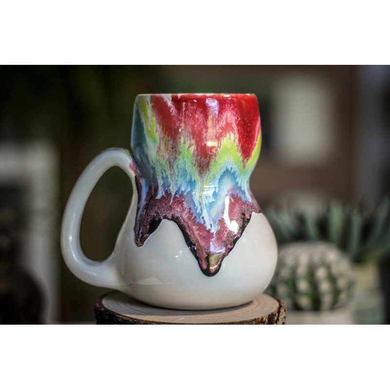 11-C Rainbow PROTOTYPE Gourd Mug, 18 oz.