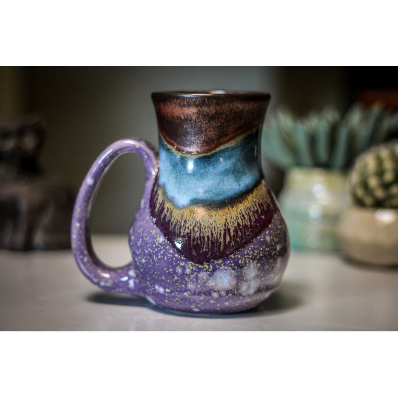 14-B Copper Agate Barely Flared Acorn Mug, 20 oz.
