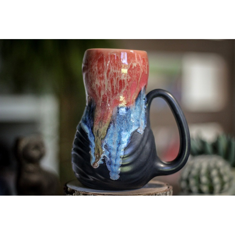 17-D PROTOTYPE Textured Gourd Mug, 20 oz.