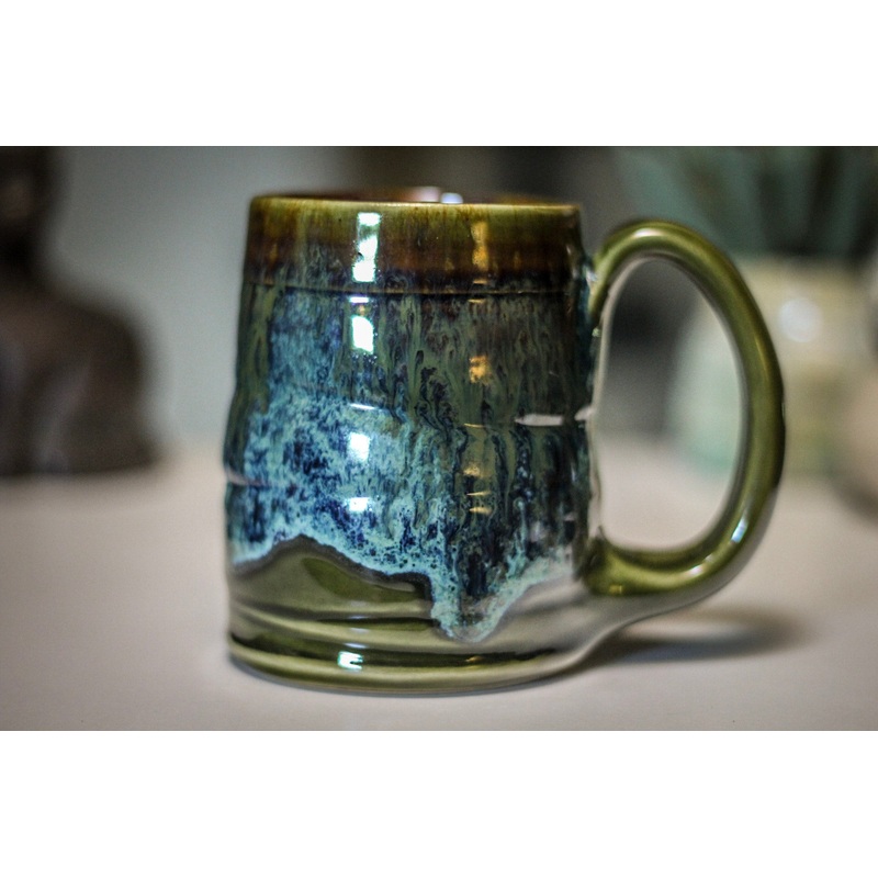 19-E PROTOTYPE Textured Stein Mug, 12 oz.