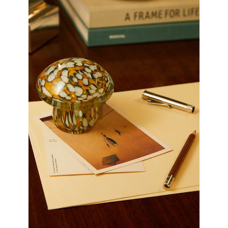 1960s Mdina Maltese Mushroom Paperweight