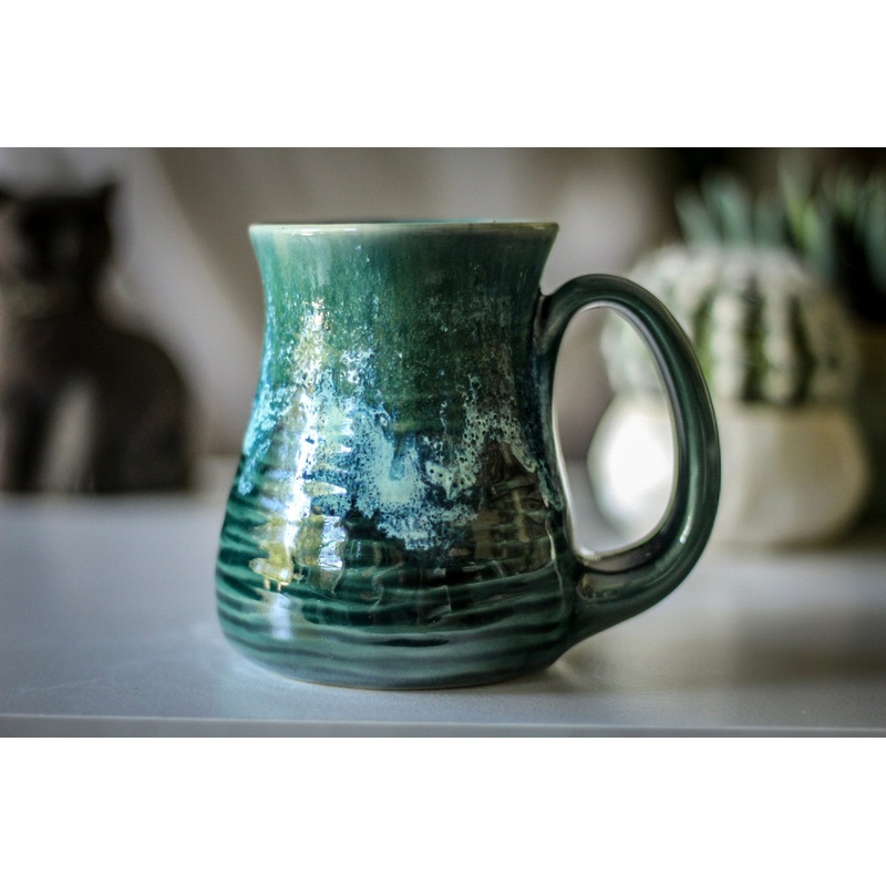 23-G EXPERIMENT Barely Flared Textured Mug, 13 oz.