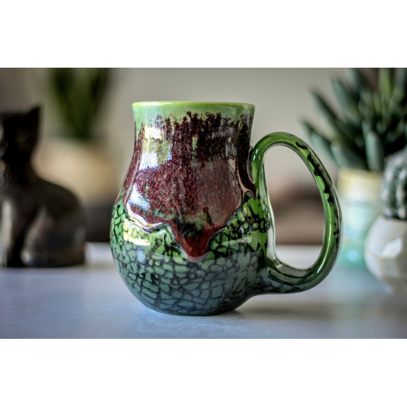 27-C Lizard King PROTOTYPE Barely Flared Mug, 15 oz.