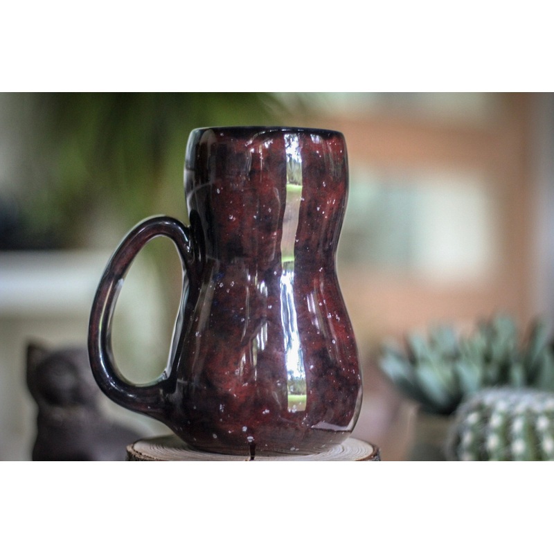 28-B Dragon's Blood Agate Gourd Mug - ODDBALL, 18 oz. - 15% off